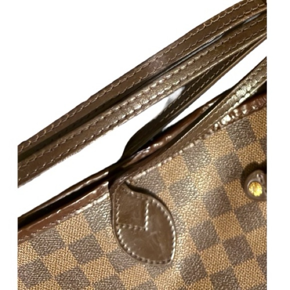 LOUIS VUITTON Neverfull MM Damier Ebene/Cherry - Picture 8 of 11